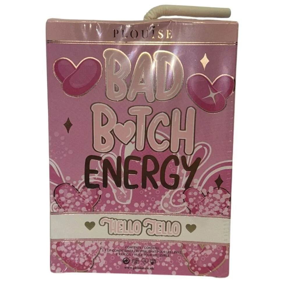 P.Louise Bad B B*tch Energy Hello Jello Lip Conditioner Oil  Raspberry Juice Box